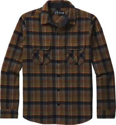 Smartwool Men's Anchor Line Shirt Jacket - Small - Olive Plaid product image