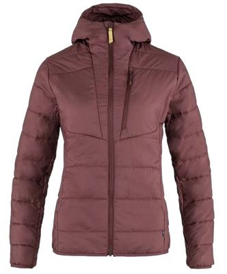 Fjallraven Women's Keb Padded Hoodie - XXS - Port product image