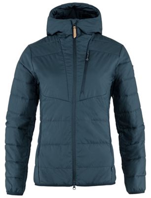 Fjallraven Women's Keb Padded Hoodie - Large - Mountain Blue product image