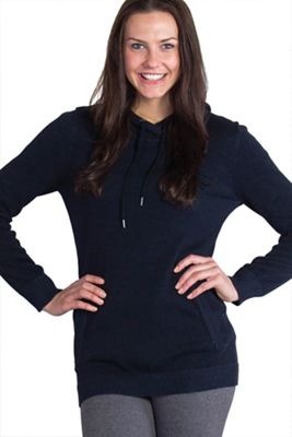 ExOfficio Women's Milena Hoody Tunic - Medium - Black Heather product image