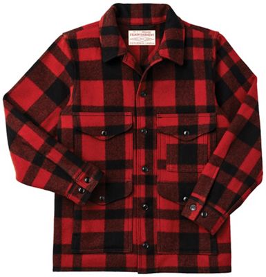 Filson Men's Mackinaw Cruiser Jacket - XL - Red / Black Plaid product image
