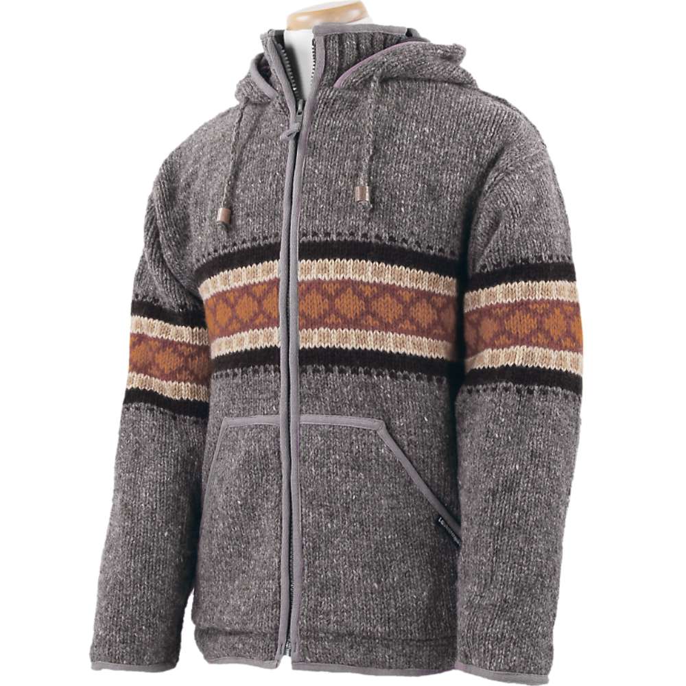 Laundromat Men 's Wayne Fleece Lined Sweater - Large - Medium Natural ...