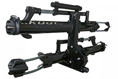 Kuat NV 2.0 2-Bike Tray Hitch Rack: Metallic Black and Chrome, 2" Receiver