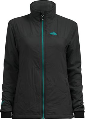Strafe Women's Alpha Mid Jacket - Small - Pirate Black / Aqua product image