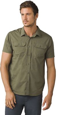 Prana Men's Cayman SS Shirt - Small - Cargo Green product image