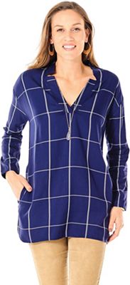 Carve Designs Women's Hammond Tunic - Small - Anchor Windowpane product image