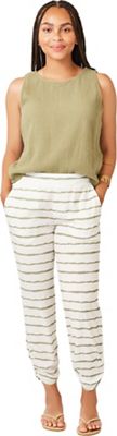 Carve Designs Women's Avery Beach Pant - Large - Olive Tie Dye Stripe product image