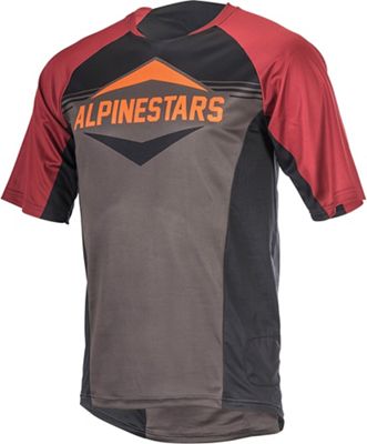 Alpine Stars Men's Mesa SS Jersey - Small - Black / Rio Red / Dark Shadow product image