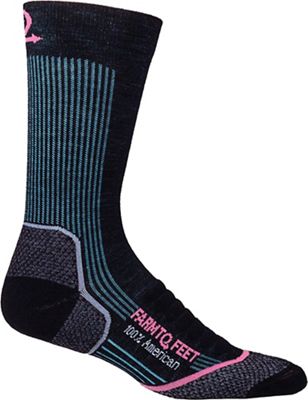 UPC 606902716416 product image for Farm To Feet Women's Damascus LW Crew Sock - Small - Black | upcitemdb.com