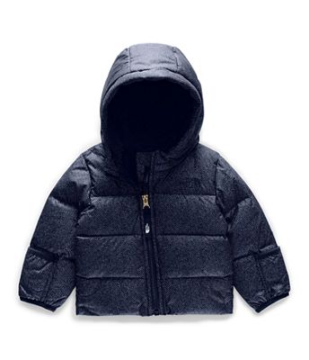 The North Face Infant Moondoggy 2.0 Down Jacket - 3M - Montague Blue Denim Print product image