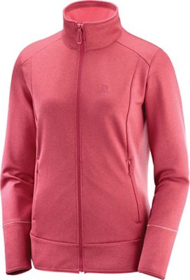 Salomon Women's Discovery Full Zip Top - Large - Garnet Rose product image