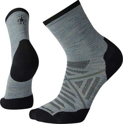 Smartwool PhD Run Cold Weather Mid Crew Sock - XL - Frosty Green product image