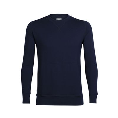 Icebreaker Men's Shifter LS Crewe - Small - Midnight Navy Blue product image