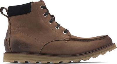 Sorel Men's Madson Moc Toe Waterproof Boot - 8.5 - Bruno / Black product image