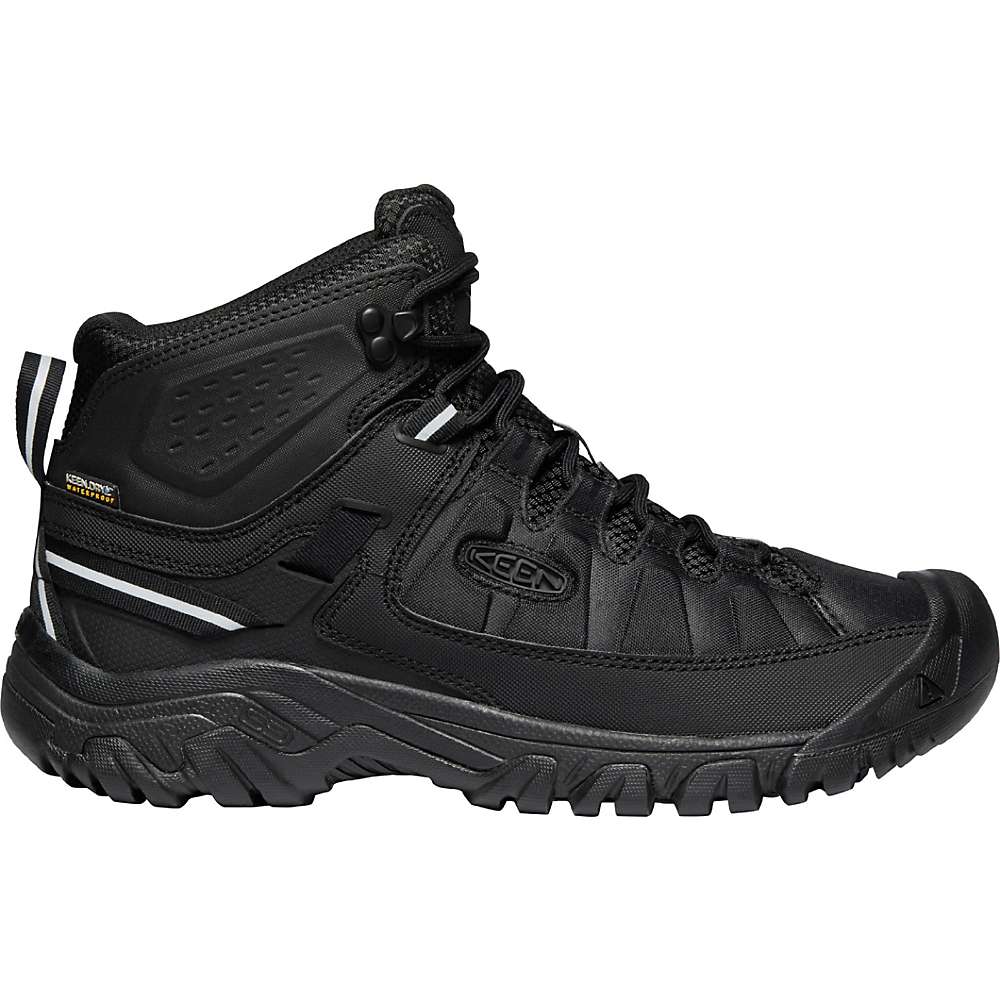 KEEN Men's Targhee Exp Mid Waterproof Shoe - 10 - Black / Black -  191190525692
