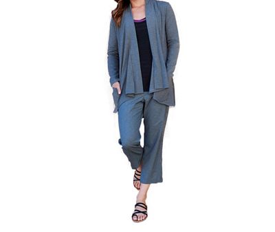 Stonewear Designs Women's Cortina Cardigan - Small - Heather Grey product image