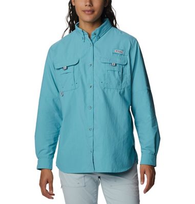 Columbia Women's Bahama LS Shirt - Medium - Sea Wave product image