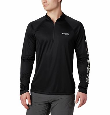 Columbia Men's Terminal Tackle 1/4 Zip Top - Medium - Black / Cool Grey Logo product image