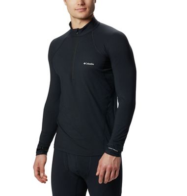 Columbia Men's Midweight Stretch Long Sleeve Half Zip - Small - Black product image