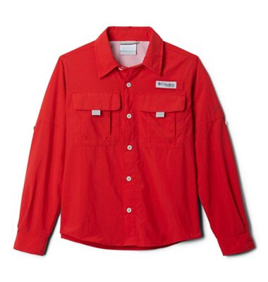 Columbia Youth Boys' Bahama LS Shirt - Large - Red Spark product image
