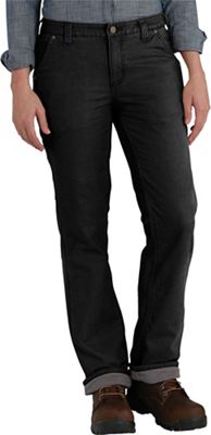 Carhartt Women's Original Fit Fleece Lined Crawford Pant - 8 Short - Black product image