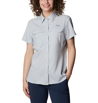 Columbia Women's Lo Drag SS Shirt - Small - Cirrus Grey product image