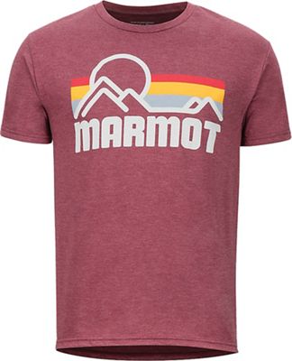 Marmot Men's Coastal SS Tee - XXL - True Burgundy Heather product image