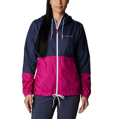 Columbia Women's Flash Forward Windbreaker Jacket - Large - Nocturnal / Wild Fuchsia product image