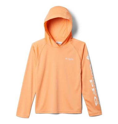 Columbia Youth Terminal Tackle Hoodie - XL - Bright Nectar / White Logo product image