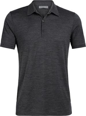 Icebreaker Mens Tech Lite SS Polo Shirt - Small - Jet Heather