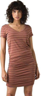 Prana Women's Foundation Dress - XL - Vino Heather Stripe product image