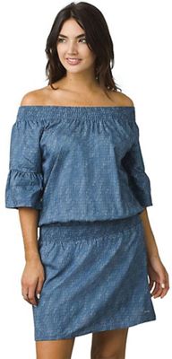 Prana Women's Lenora Dress - XL - Blue Sprinkle product image