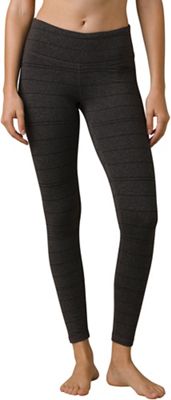Prana Women's Pillar Legging - Medium Regular - Charcoal Stripe product image