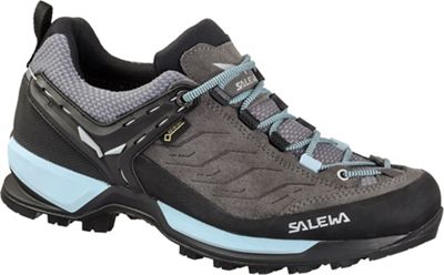 Salewa Women's MTN Trainer GTX Shoe - 6.5 - Charcoal / Blue Fog product image