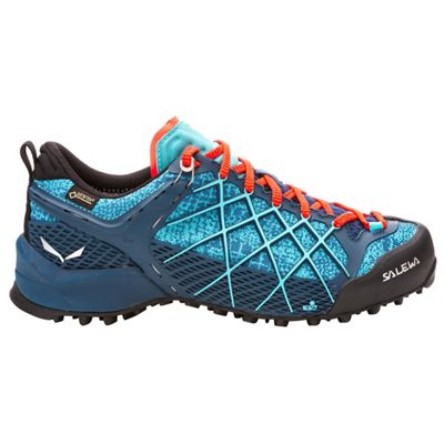Salewa Women's Wildfire GTX Shoe - 6.5 - Ombre Blue / Atlantic Deep product image