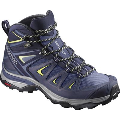 Salomon Women's X Ultra 3 Mid GTX Shoe - 9.5 - Crown Blue / Evening Blue / Sunny Lime product image