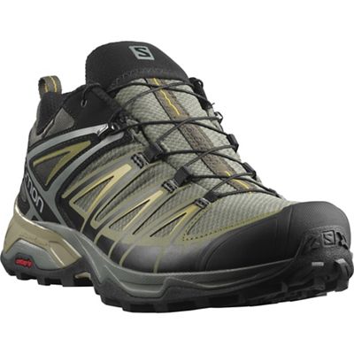 UPC 889645516424 product image for Salomon Men's X Ultra 3 GTX Shoe - 11.5 - Castor Gray / Beluga / Green Sulphur | upcitemdb.com