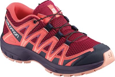 UPC 889645582108 product image for Salomon Junior's XA Pro 3D Shoe - 4 - Cerise/Dubarry/Peach Amber | upcitemdb.com