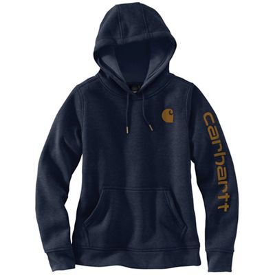 Carhartt Women's Clarksburg Graphic Sleeve Pullover Sweatshirt - Large - Navy Heather product image