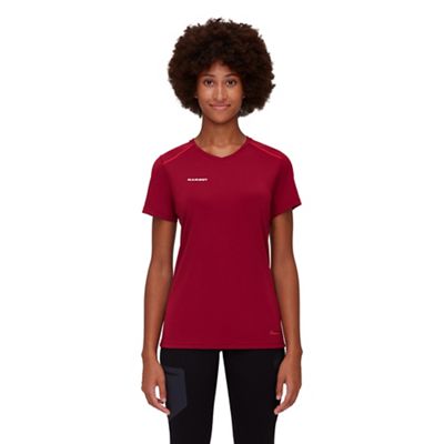 Mammut Women's Sertig T-Shirt - Large - Blood Red / Hot Red product image