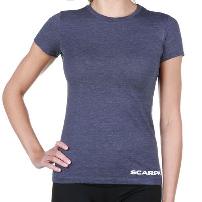 Scarpa Women's S Tee - Small - Navy Heather product image