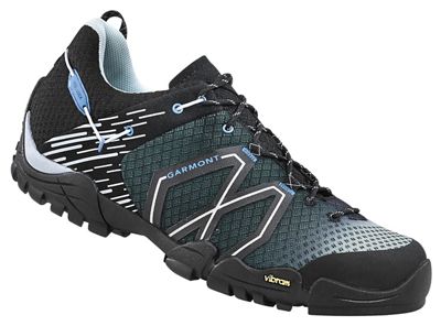 Garmont Women's Sticky Cloud Shoe - 6.5 - Black / Light Blue product image