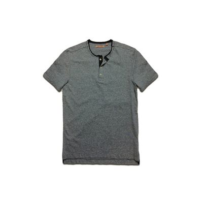Jeremiah Men's Brook Solid Broken Jersey Henley Top - Small - Griffin Heather product image