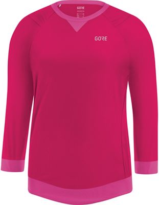 Gore Wear Women's Gore C5 All Mountain 3/4 Jersey - XL - Jazzy Pink / Raspberry Rose product image
