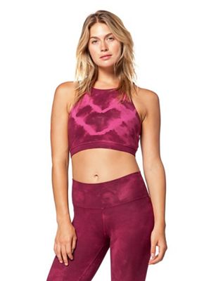 Electric & Rose Women's Grayson Crop Top - Large - Burgundy / Cosmo product image