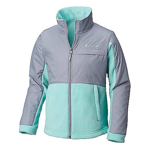 Columbia Youth Girls Benton Springs III Overlay Fleece Jacket
