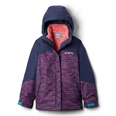 Columbia Youth Girls Bugaboo II Fleece Interchange Jacket - Geyser Tweed/Nocturnal