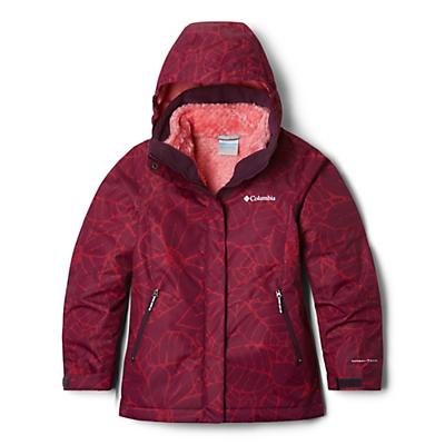 Columbia Youth Girls Bugaboo II Fleece Interchange Jacket - Purple Dahlia Floral