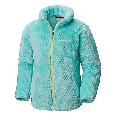 Columbia Youth Girls Fluffy Fleece Full Zip Jacket - XL - Pixie / Tippet