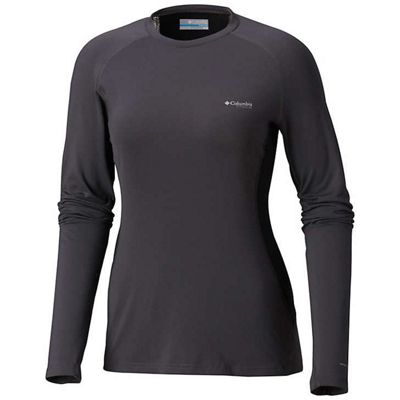 Columbia Women's Titanium OH3D Knit Crew Top - XS - Shark / Black product image